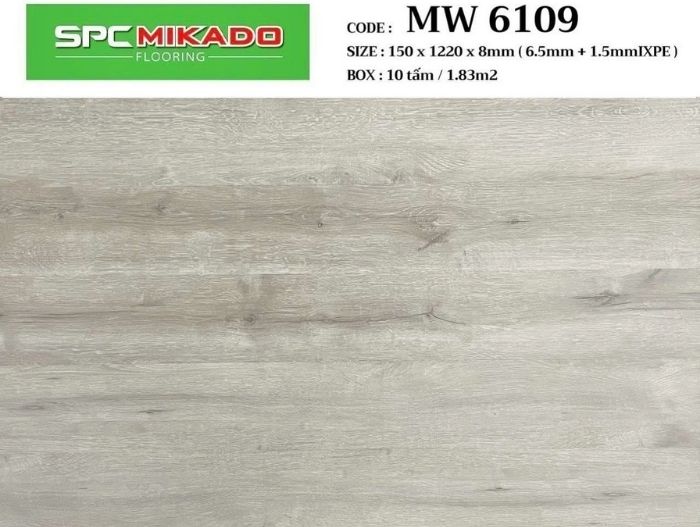 Sàn nhựa giả gỗ 8mm MW 6109 